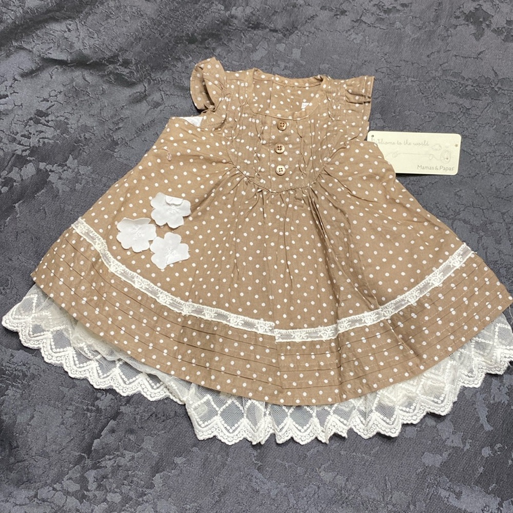 Mamas & Papas Baby girl polkadot dress